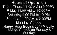 hours of operation